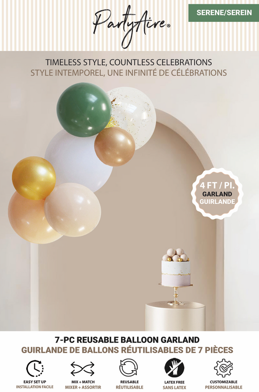 PARTYAIRE REUSABLE BALLOON KIT - SERENE