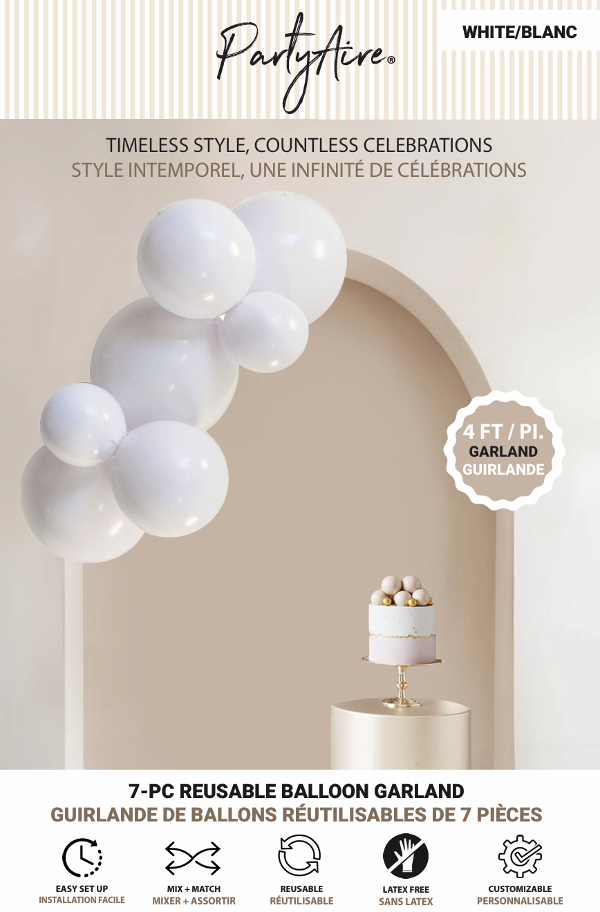 PARTYAIRE REUSABLE BALLOON KIT - CLOUD